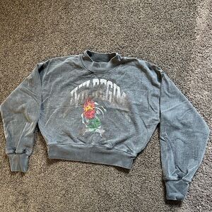 Civil Regime acid wash crew neck